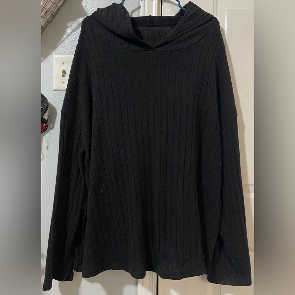 Cozy 2 Piece Hooded Set Finjani Black 4XL (hooded shirt and pants)